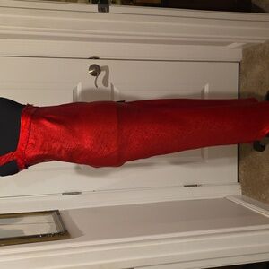 Adrianna Papell Vibrant One Shoulder Beautiful Midi Dress Size 14